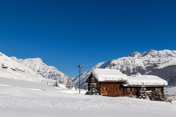 Foto esterno in inverno Piccola Baita