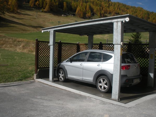 Il parcheggio Appartamenti Lucas Haus