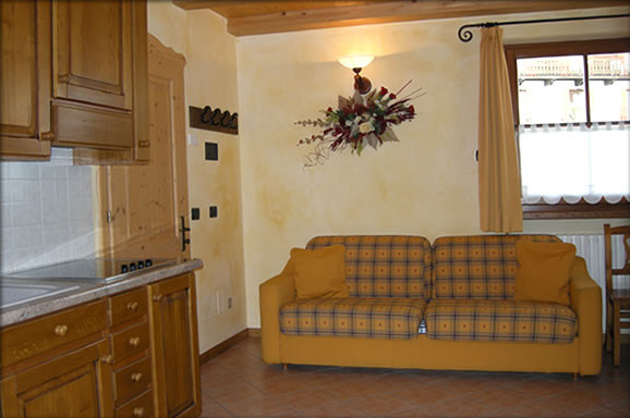 The living area Apartments Casa Urbani