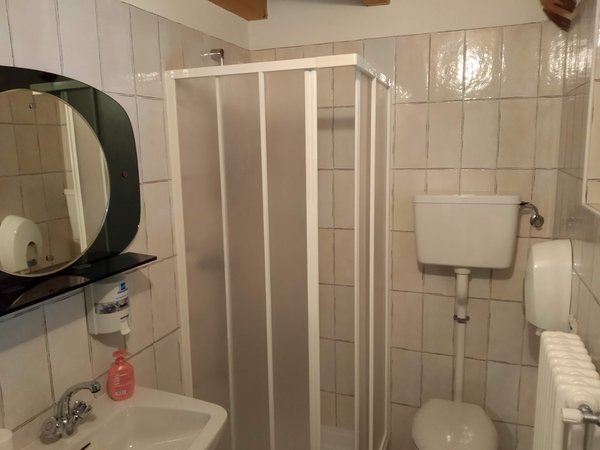 Photo of the bathroom Mountain hut with rooms Ca Runcasch