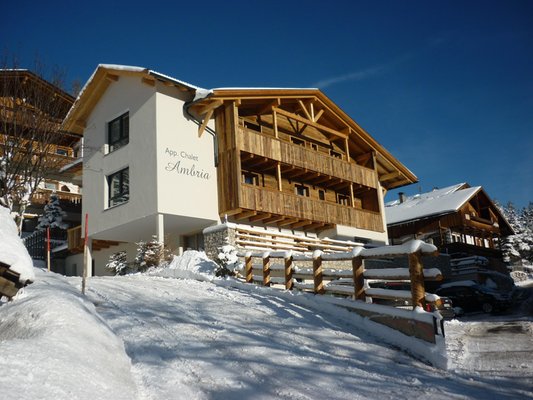 Photo exteriors in winter Chalet Ambria Appartments