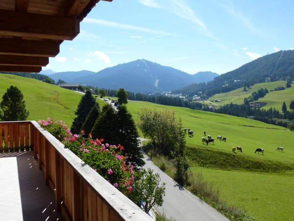 Photo of the balcony Ciasa Nigritella