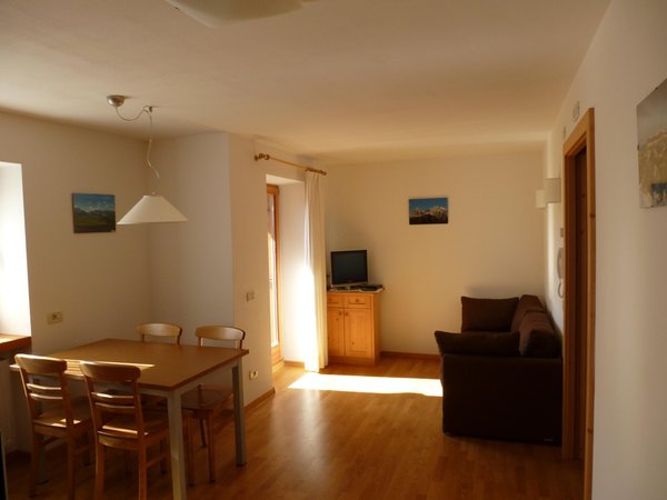 The living area Apartments Ciasa Nigritella