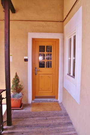 The entrance
