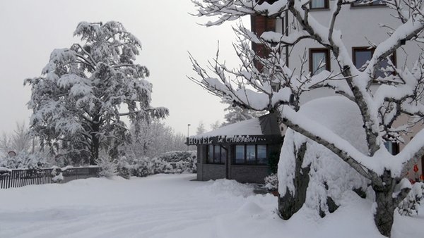 Foto invernale di presentazione Hotel Le Charaban