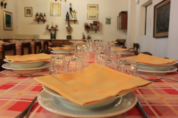 Das Restaurant Aosta Al Caminetto