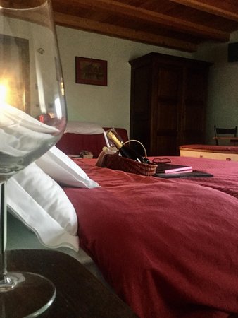 Foto della camera B&B + Appartamenti in agriturismo Chèvres à cheval