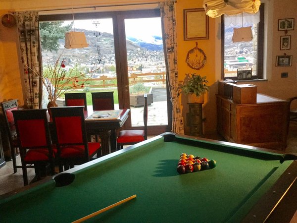 La sala giochi B&B + Appartamenti in agriturismo Chèvres à cheval