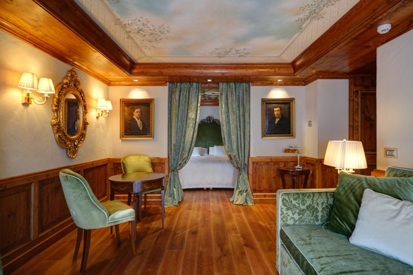 The living area Hotel Miramonti