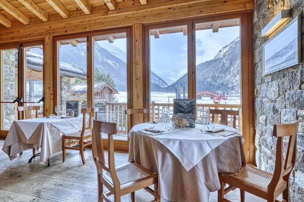 The restaurant Cogne (Gran Paradiso) Sant'Orso - Mountain Lodge & Spa
