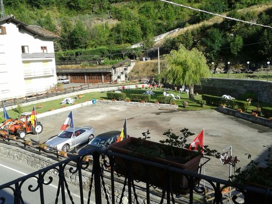 Il parcheggio Hotel Col du Mont