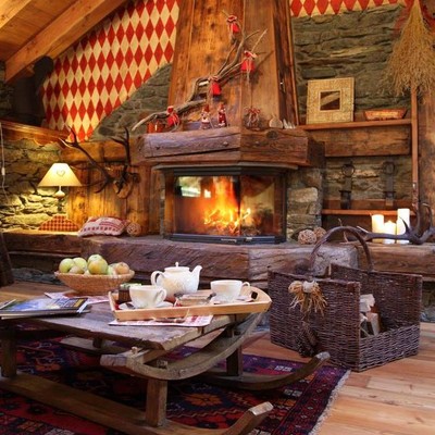 Le parti comuni Bed & Breakfast Lo Djoua de Toueno