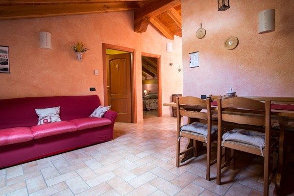 The living area Bed & Breakfast Au Coin Du Village