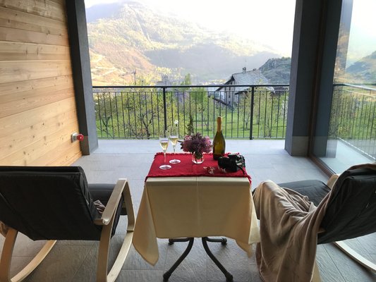 Foto del balcone Chambres d'hotes Verger Plein Soleil