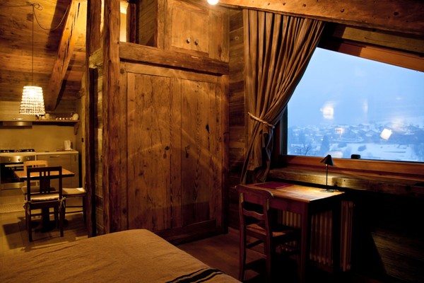 La zona giorno Hotel Svizzero