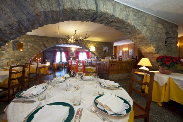 Il ristorante Courmayeur (Monte Bianco) Dolonne