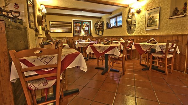 The restaurant Courmayeur (Monte Bianco) Laurent