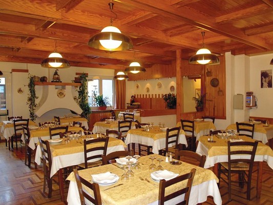 Il ristorante Courmayeur (Monte Bianco) Edelweiss