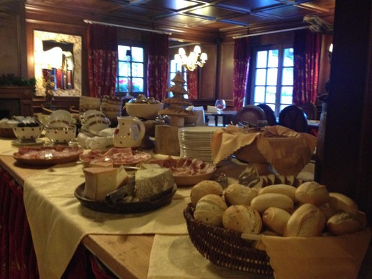 Das Frühstück Hotel Château Blanc