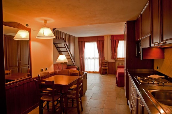 The living area Residence Le Grand Chalet