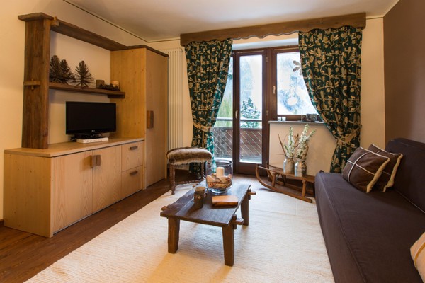 La zona giorno Residence Courmaison