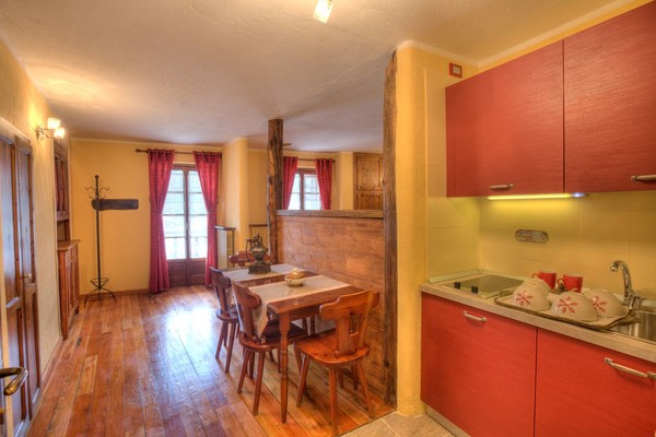 La zona giorno Residence Cav Emile Rey