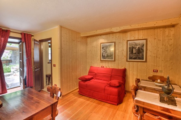 La zona giorno Residence Cav Emile Rey