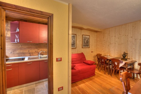 La zona giorno Residence Cav Emile Rey