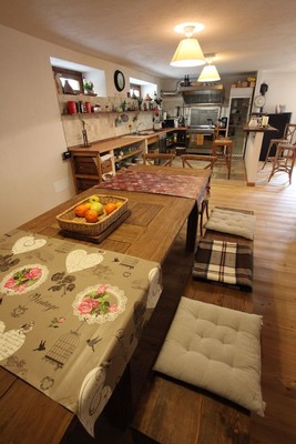 The living area Guest house Maison le Champ