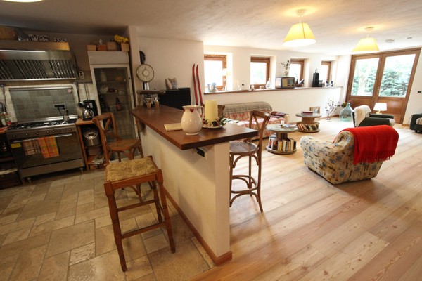 The living area Guest house Maison le Champ