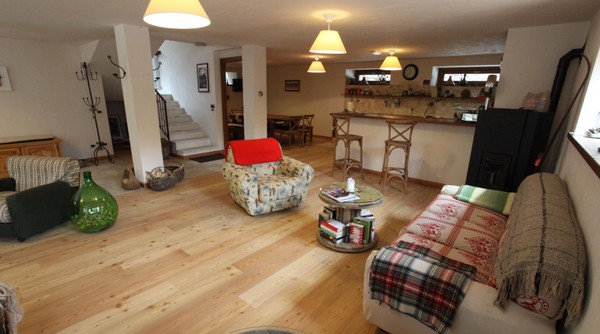 The living area Guest house Maison le Champ