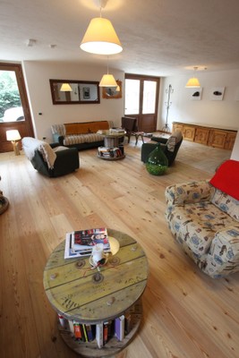 The living area Guest house Maison le Champ