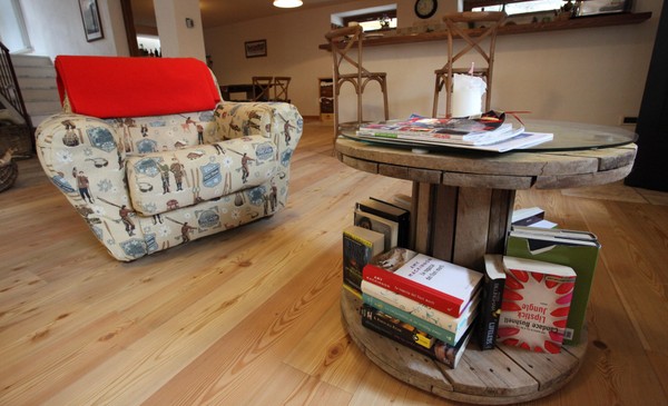 The living area Guest house Maison le Champ