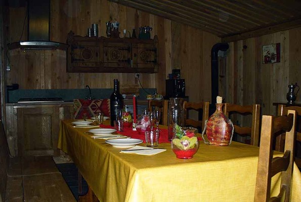 The restaurant La Salle (Monte Bianco) Artemisia