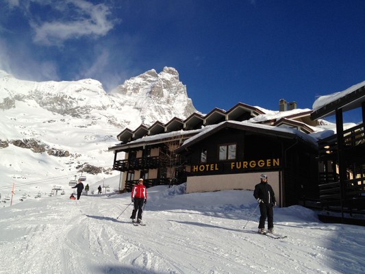 Foto Außenansicht Hotel Meublé Furggen