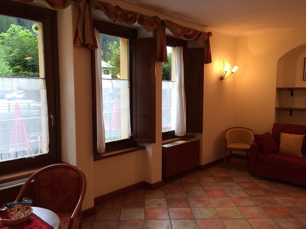 La zona giorno Residence Hôtel Monte Rosa