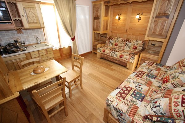 La zona giorno Residence Villa Giuditta