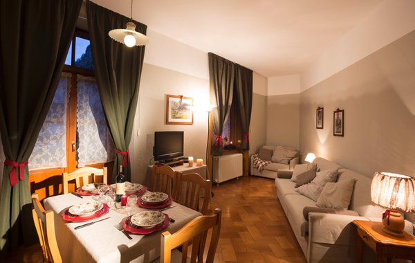 La zona giorno Residence Blumental