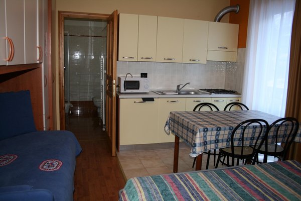 La zona giorno Residence Monterosa