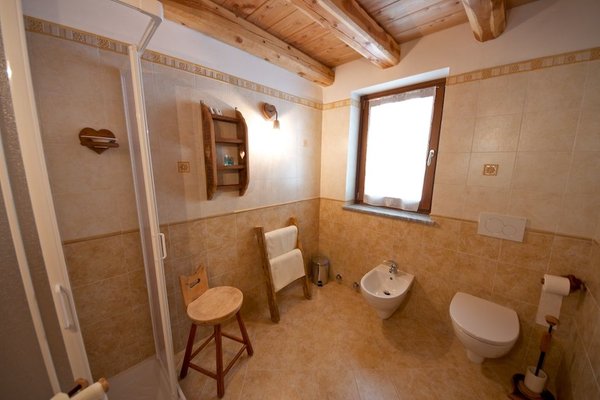 Foto del bagno Affittacamere Le Coin des Mélèzes
