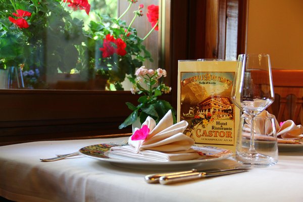 Il ristorante Champoluc/Ayas/Antagnod (Monte Rosa) Castor