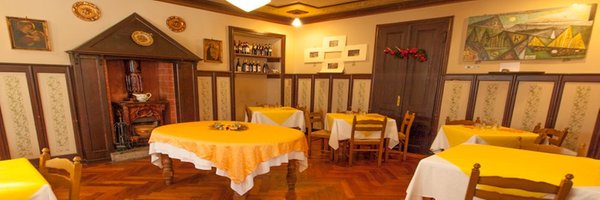 The restaurant Gressoney-Saint-Jean (Monte Rosa) Villa Tedaldi