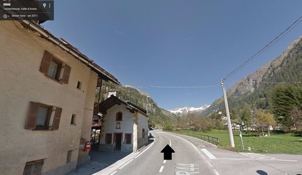 Position Hotel Villa Tedaldi Gressoney-Saint-Jean (Monte Rosa)