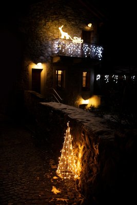 Foto esterno in inverno La Maison des Vignerons