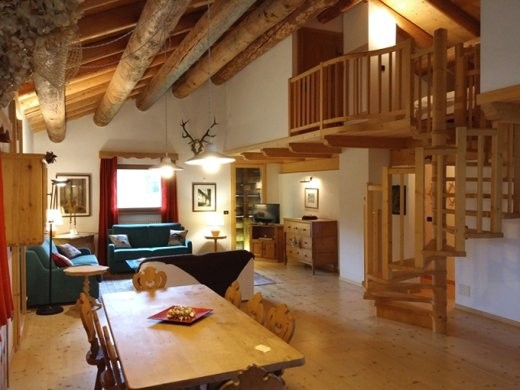 The living area Baita Chalet Tabià