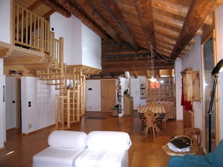 The living area Baita Chalet Tabià