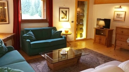 The living area Baita Chalet Tabià