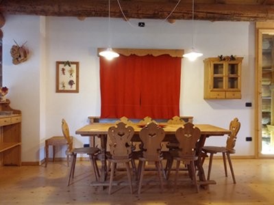 The living area Baita Chalet Tabià