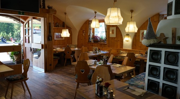 Il ristorante Carezza Antermont