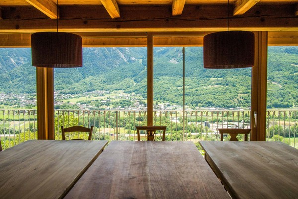 Il ristorante Nus (Aosta) Les Granges